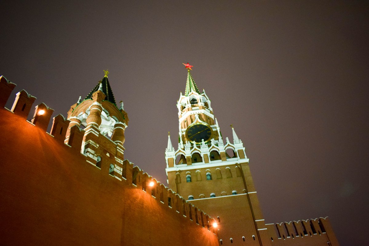Спасская башня Кремля панорама