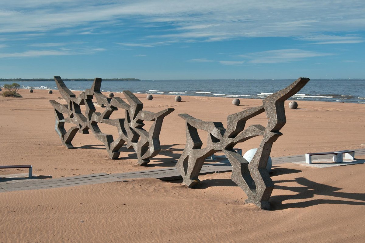 Солнечное финский залив пляж ласковый