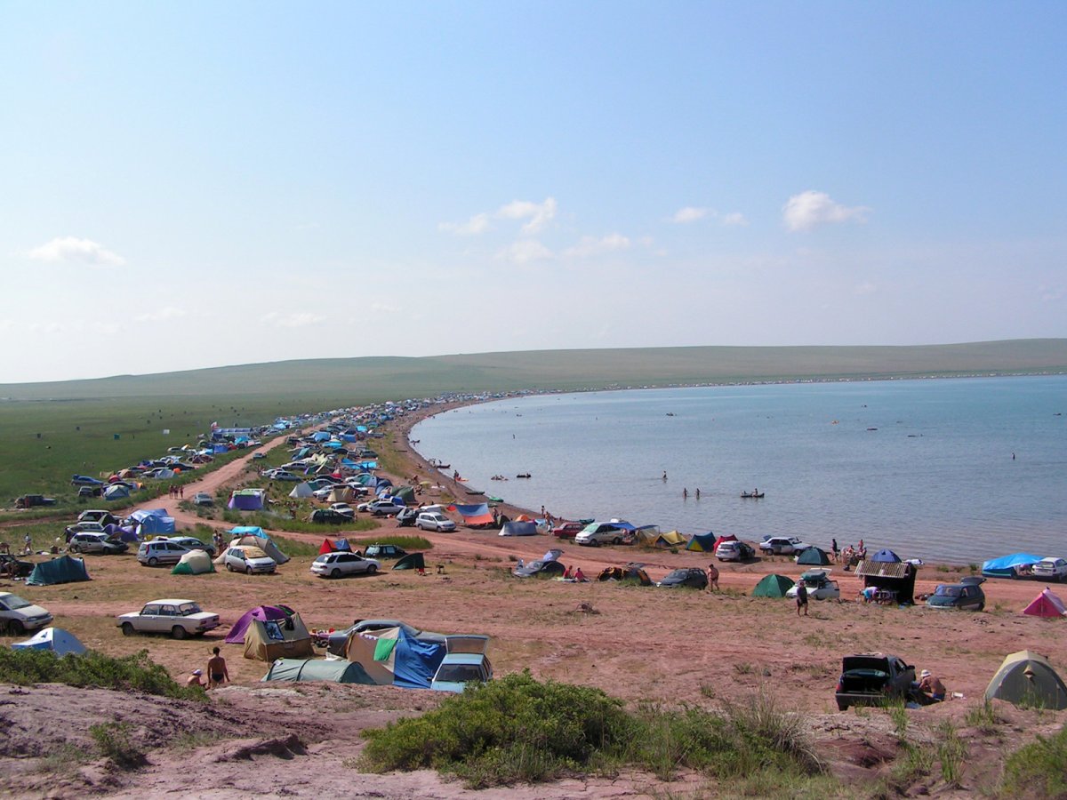 Озеро туз в Хакасии