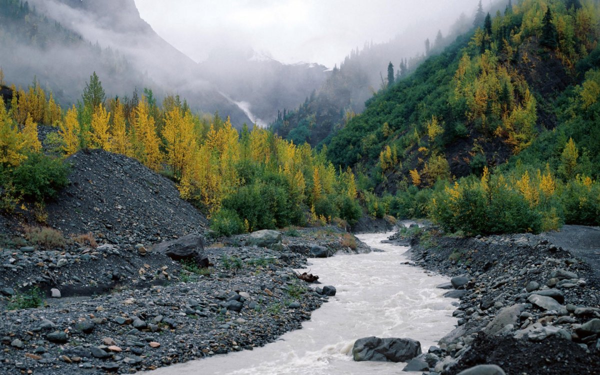Река Текланика Аляска фото