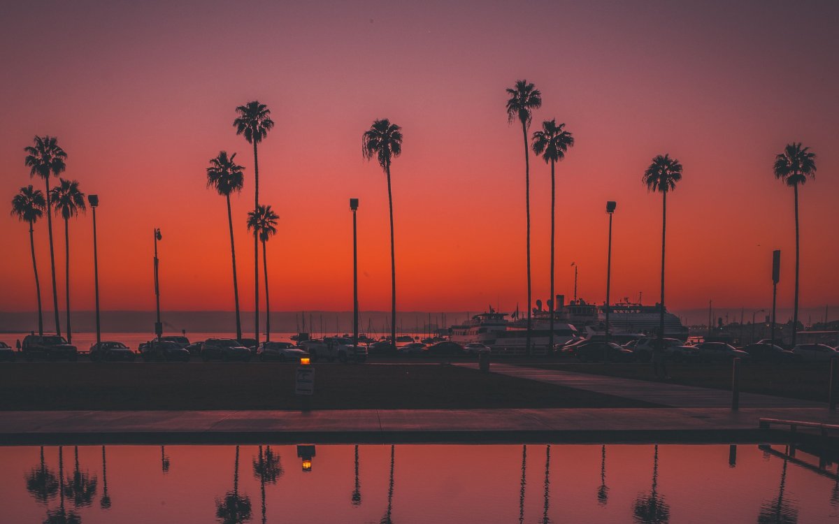 Лос Анджелес закат