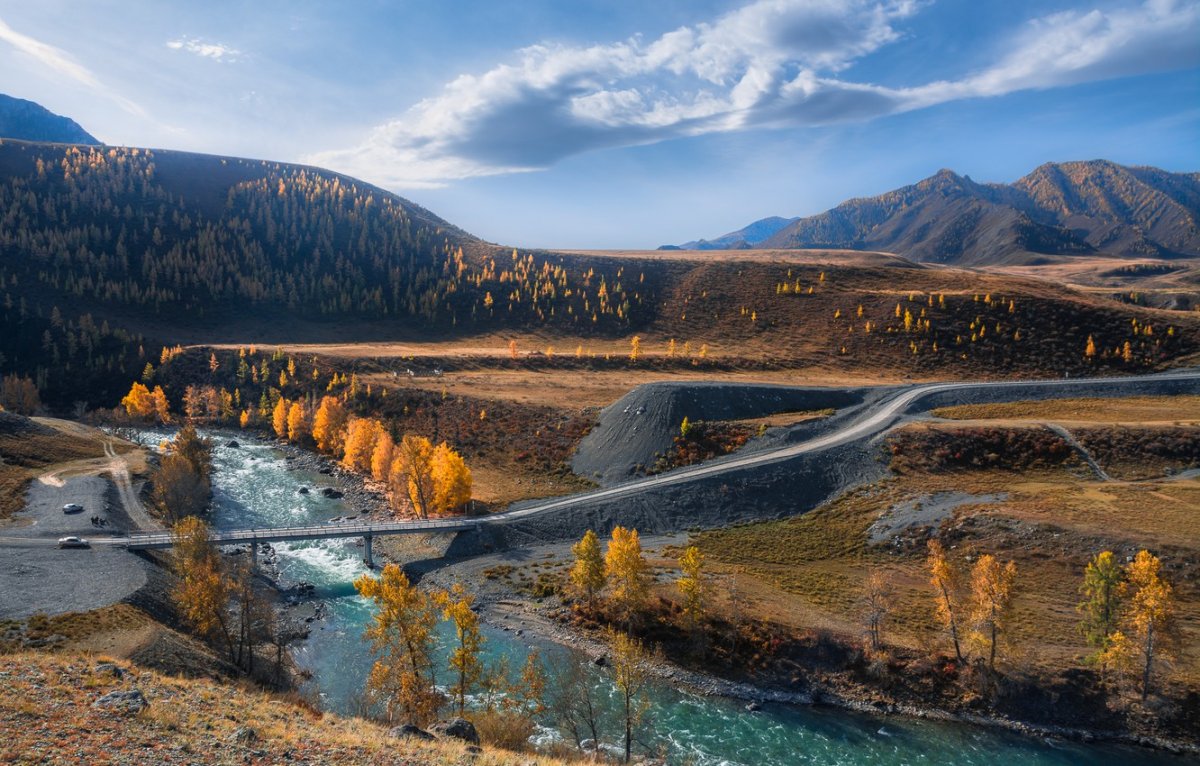Алтай река Инегень