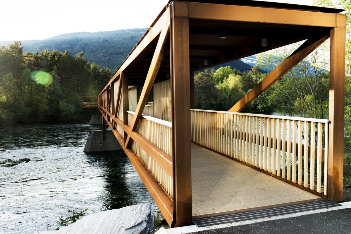 Мосты пешеходные в Норвегии