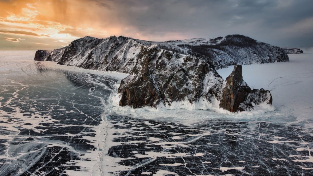Байкал море замерзает