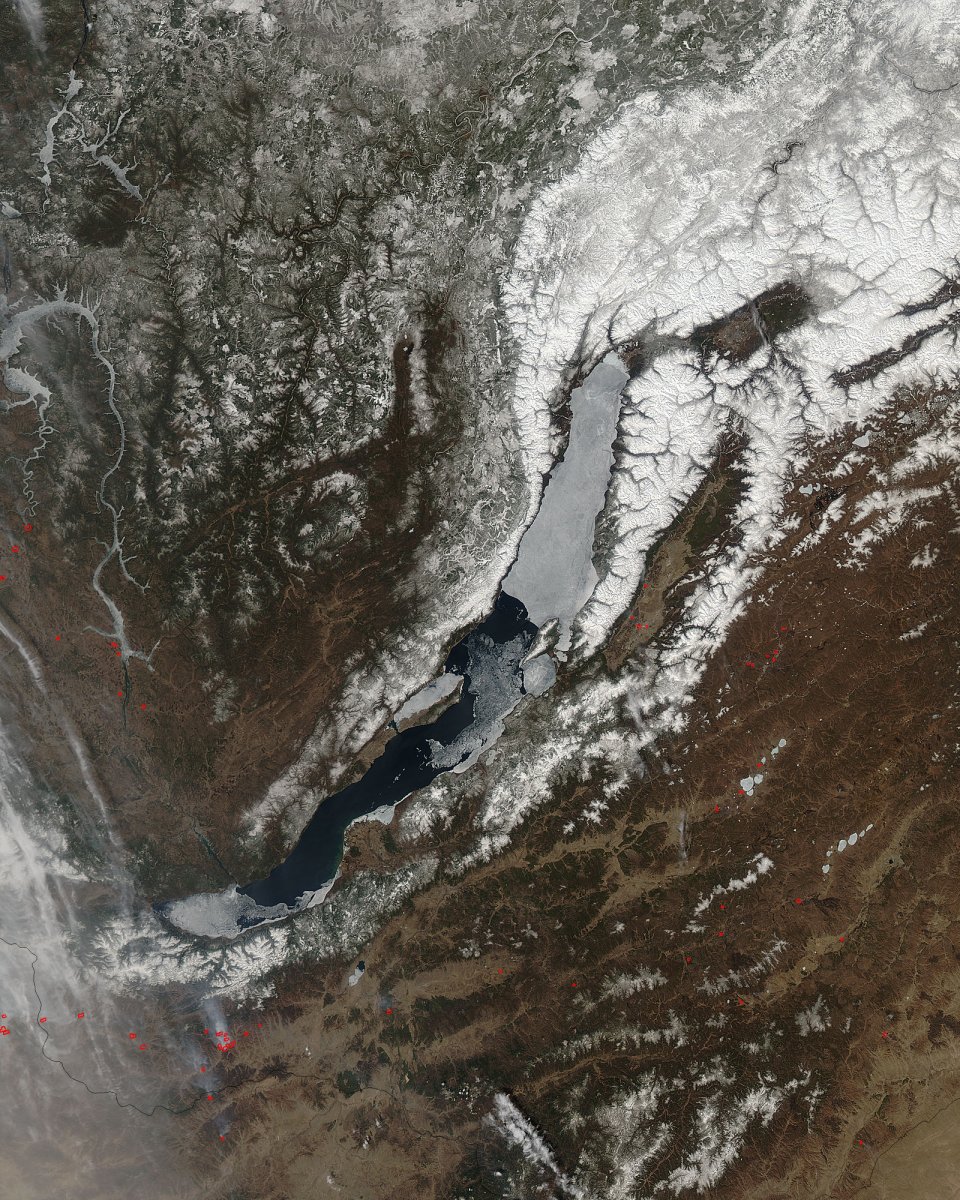 Снимок Байкала с космоса
