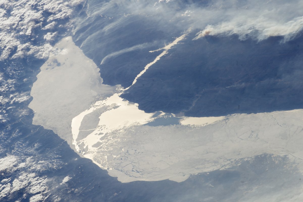 Озеро Байкал из космоса