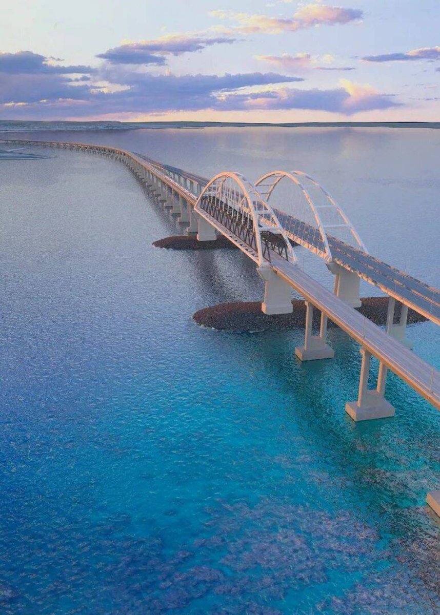 Крымский мост Керченский пролив