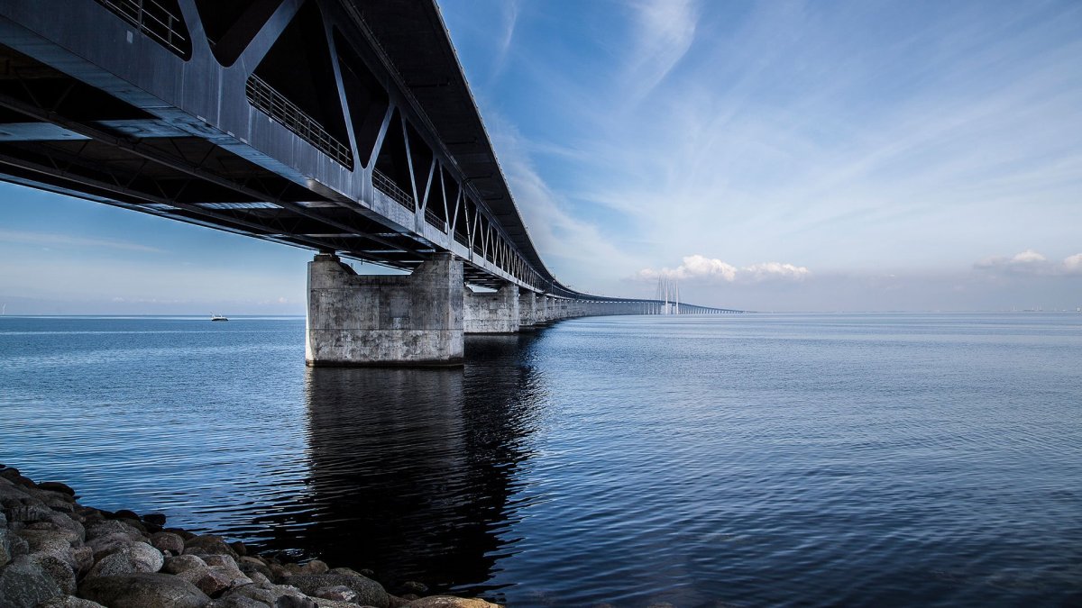 Эресуннский мост-тоннель Дания Швеция