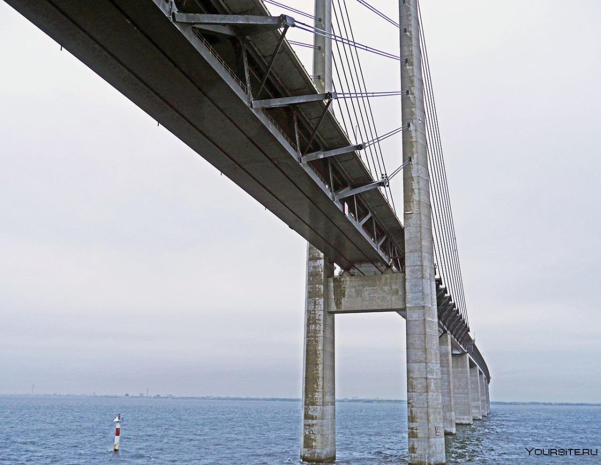 Железнодорожный мост Швеция-Дания