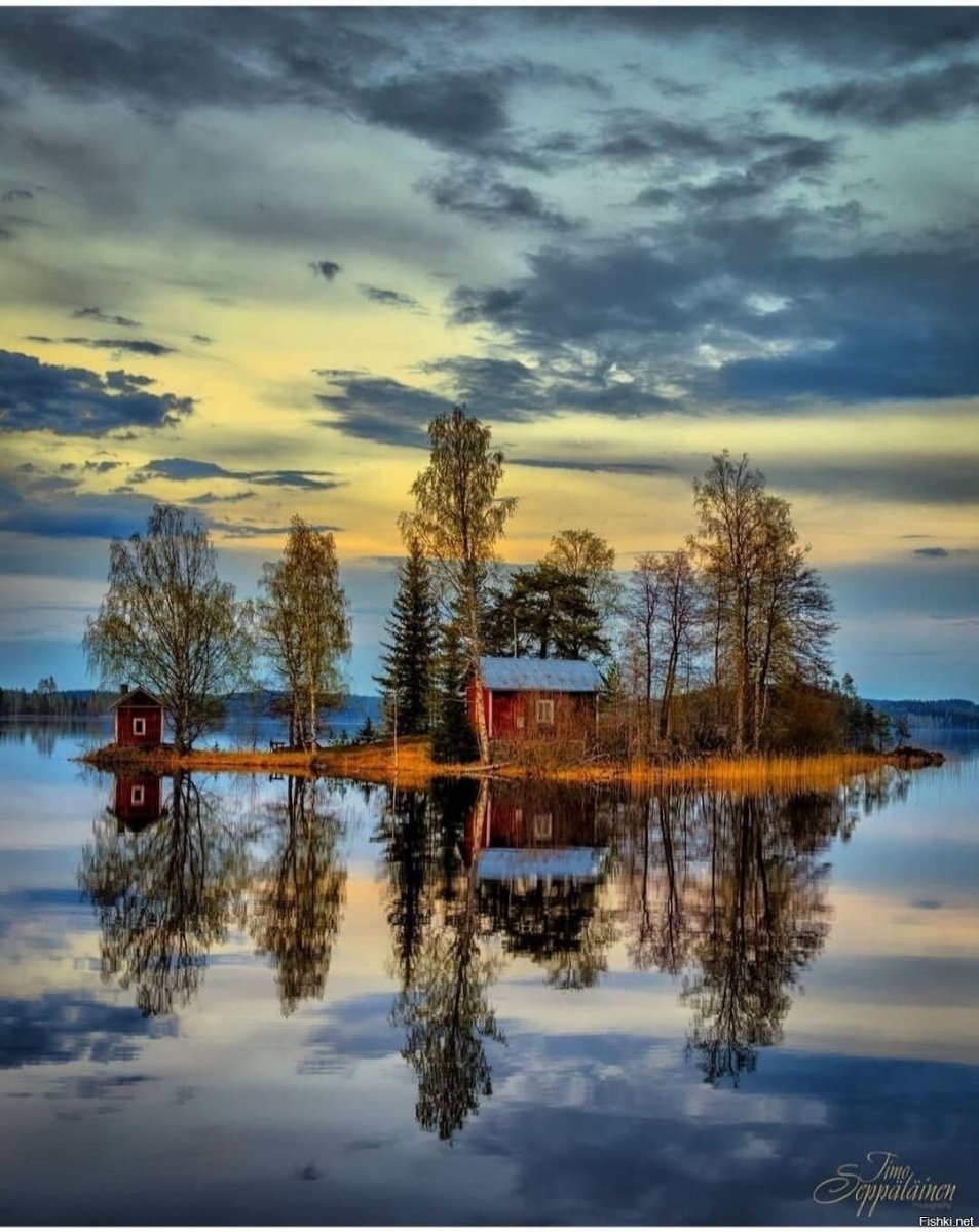 Озеро Сайма Финляндия зимой