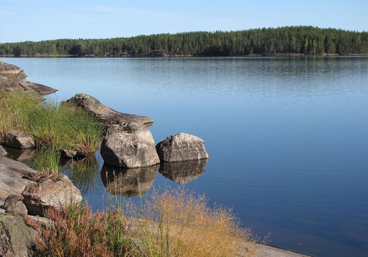 Сайменские озера в Финляндии
