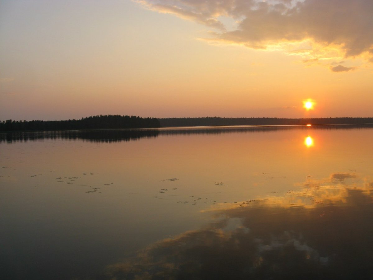 Озеро Кивиярви Карелия