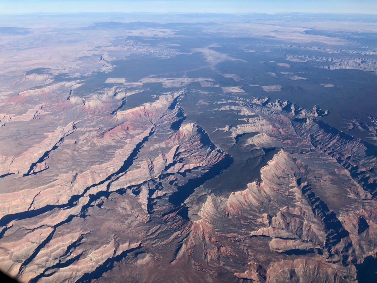 Гранд каньон США С самолета