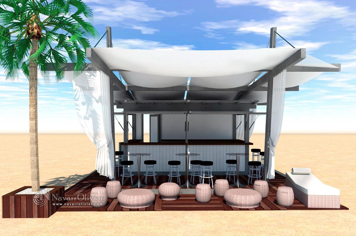 Проект пляжный бар