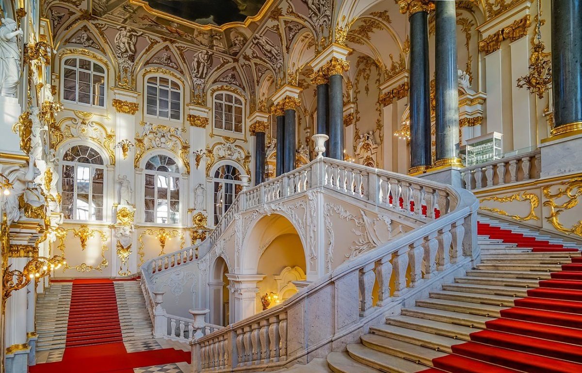 Ворота Санкт-Петербург Эрмитаж зимний дворец