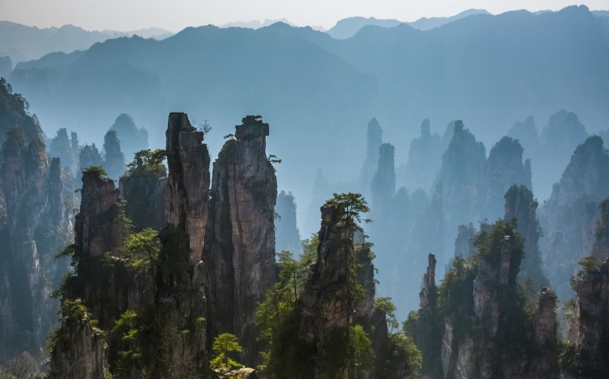Лесной парк Чжанцзяцзе Китай