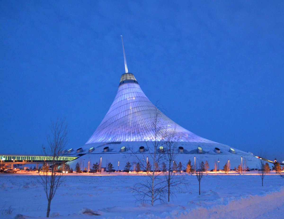 Нур-Султан (Астана) зимой