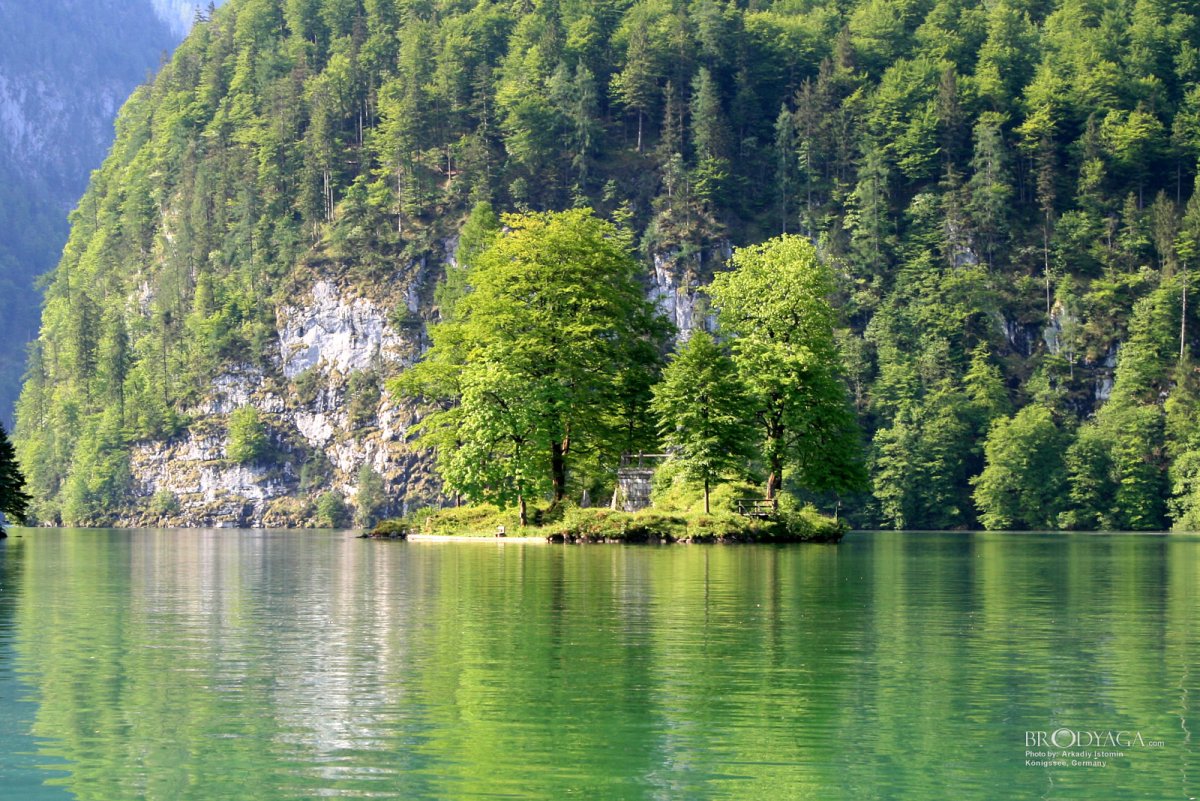 Бавария озеро Кенигзее