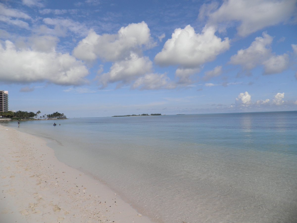 Небо пляж Багамы