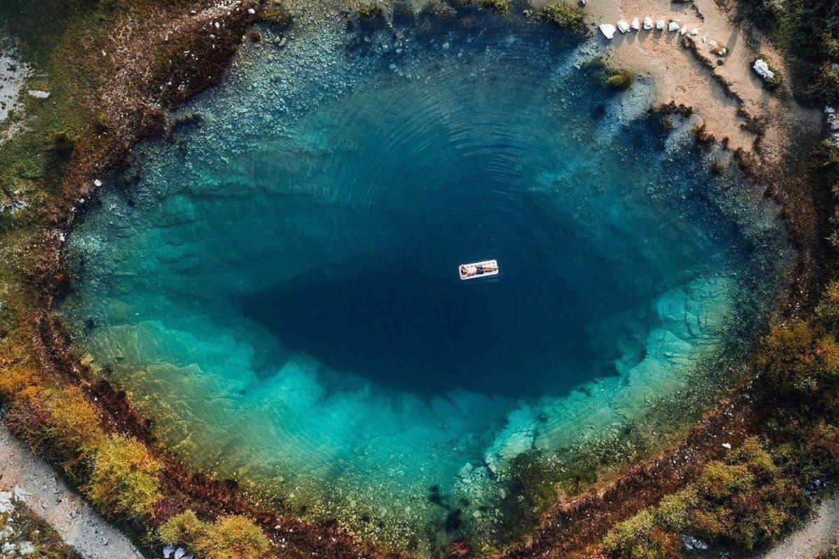 Озеро глаз дракона Хорватия