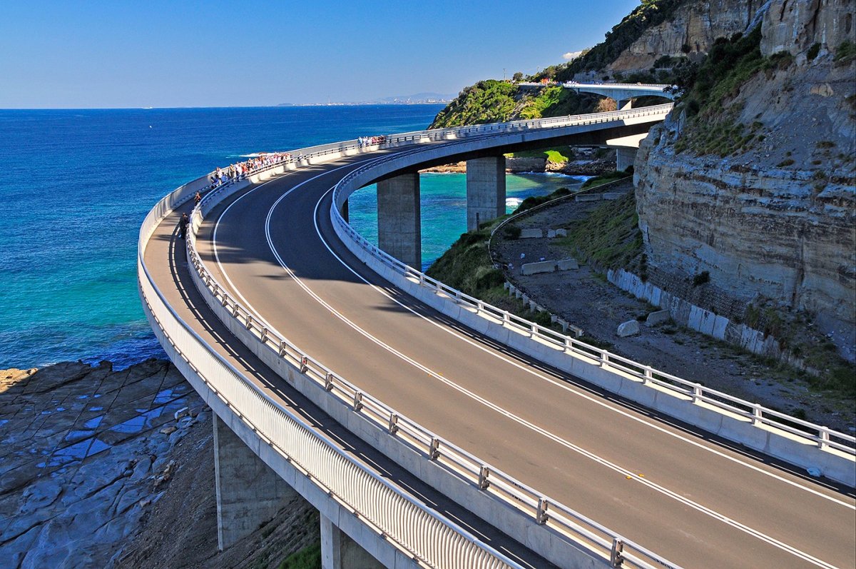 Sea Cliff Bridge Австралия