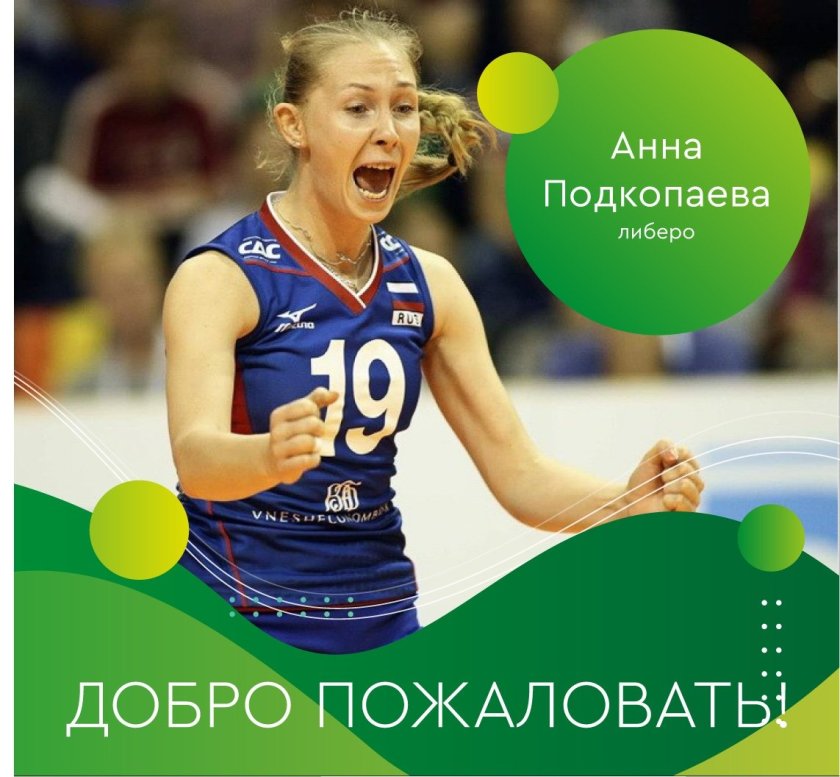 Анна Подкопаева волейболистка