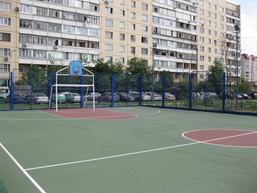 Дворовые футбольные площадки