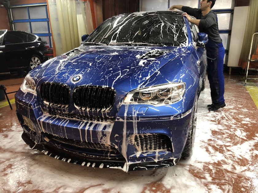 Нано покрытие авто на мойке