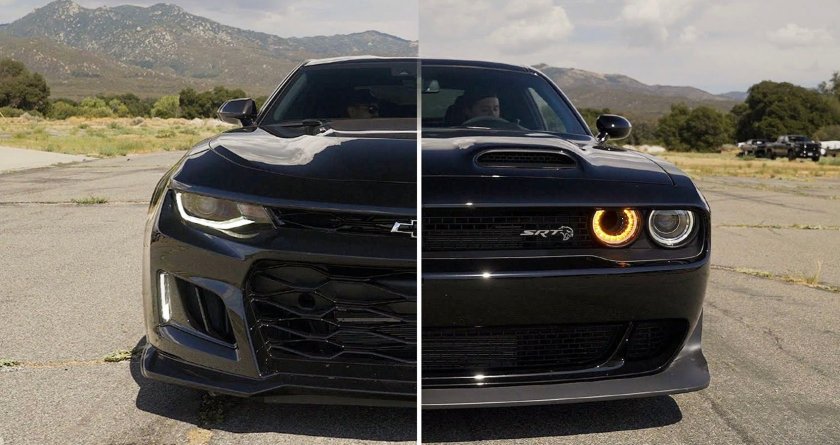 Camaro vs Hellcat vs Mustang assoluto Racing