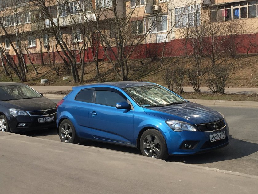 Kia Ceed ed синяя