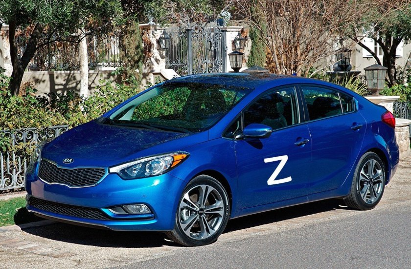 Kia Forte синий