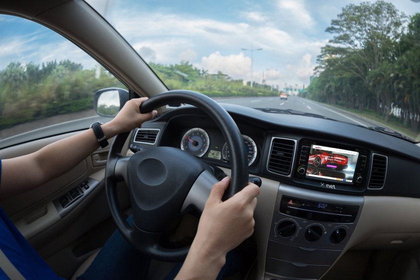 Руль с автоматом car Driving