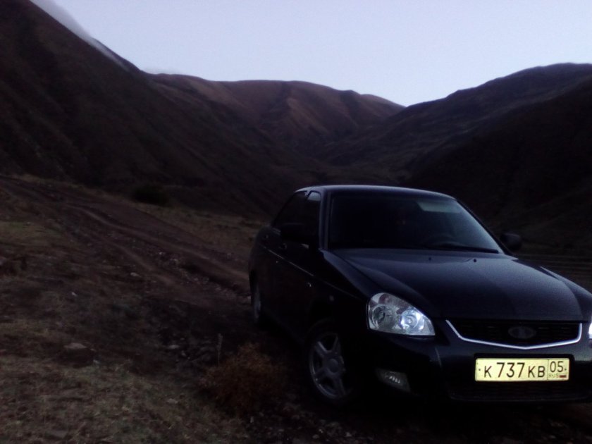 Лада Приора Кавказ черная