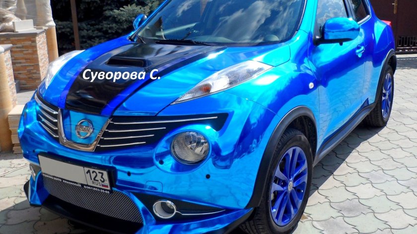 Ниссан Жук голубой
