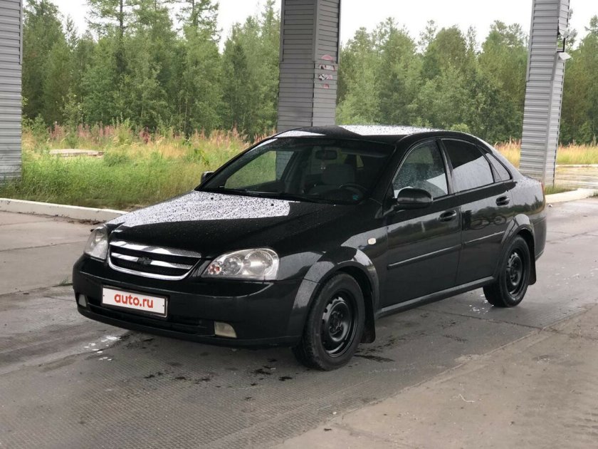Шевроле Лачетти седан черный