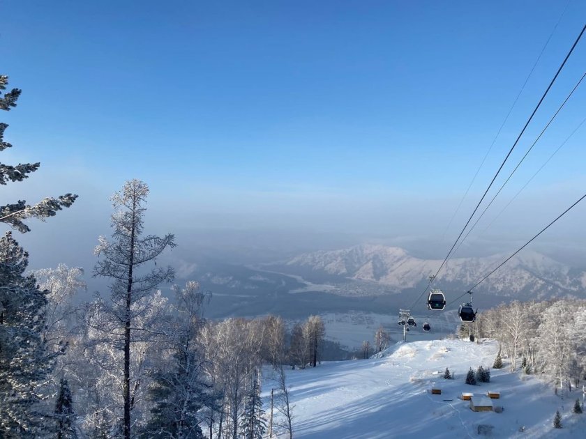 Горно Алтайск Манжерок горнолыжный комплекс