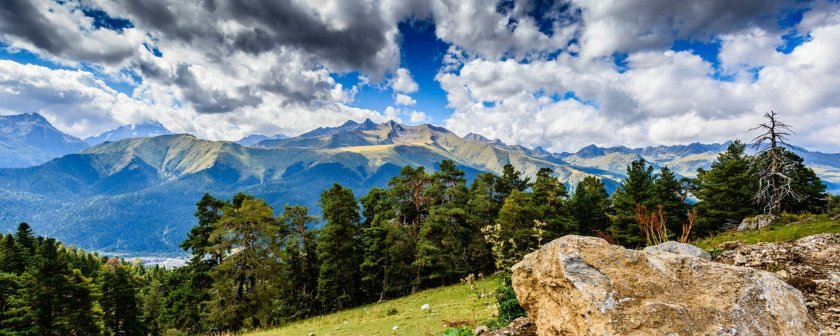 Горная панорама Архыз
