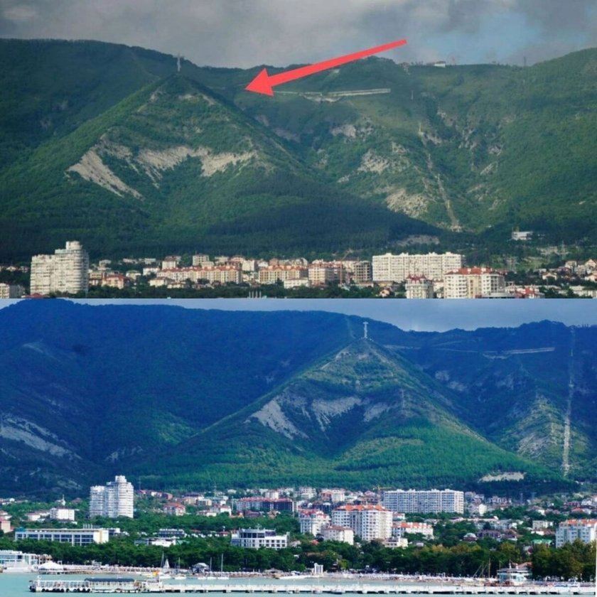 Гора пирамида в Геленджике