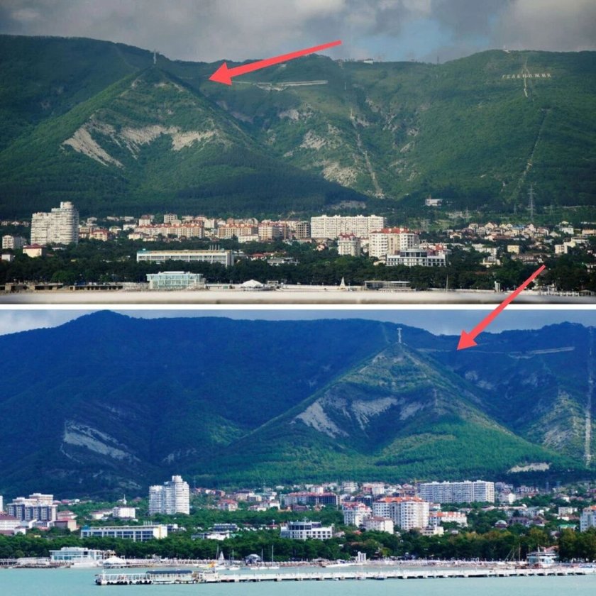 Гора пирамида в Геленджике