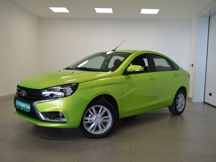 Lada Vesta салатовая