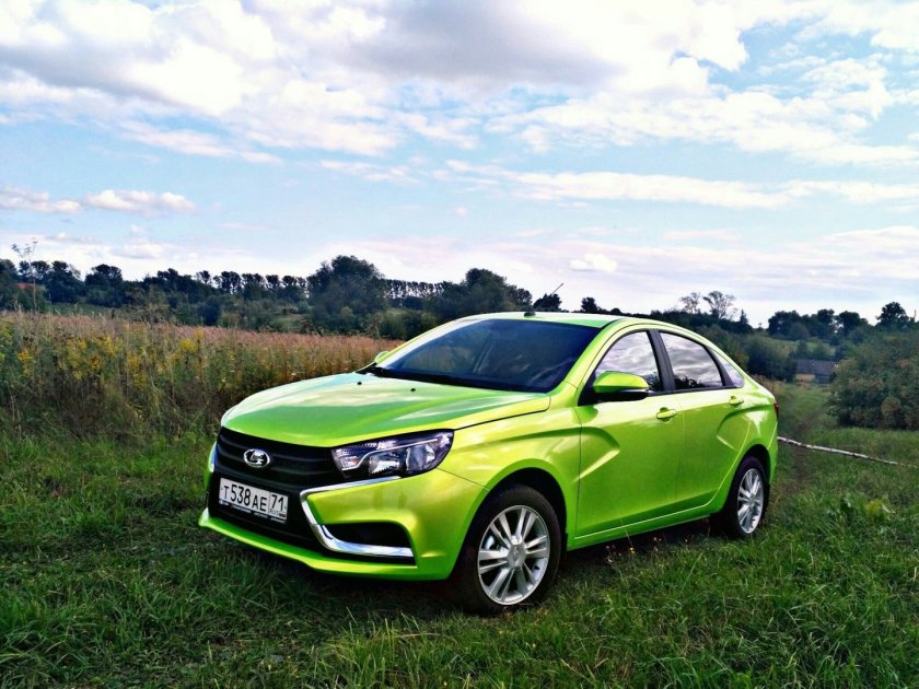 Lada Vesta лайм