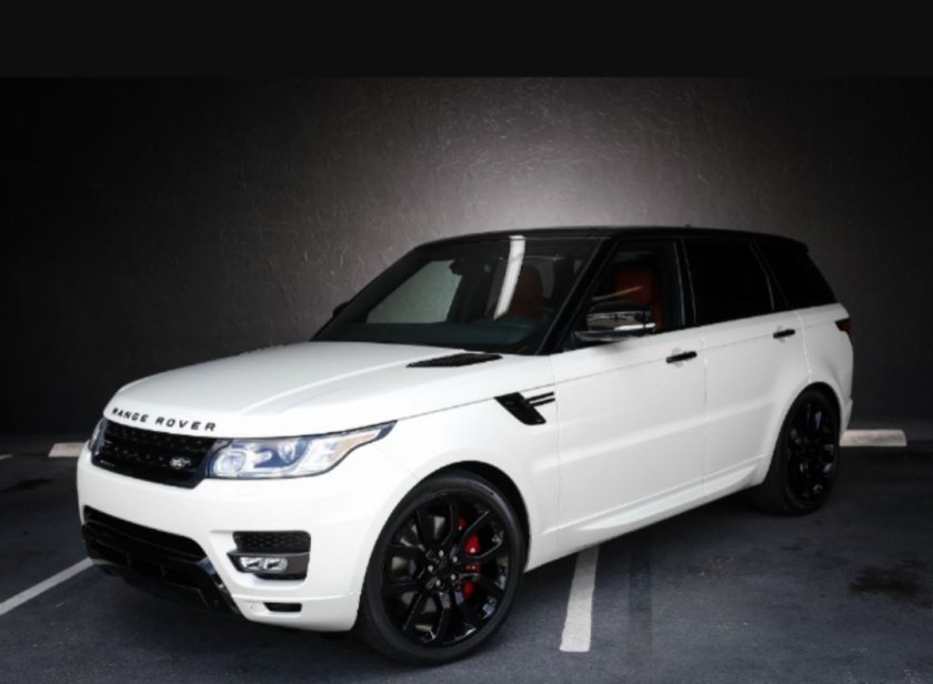 Land Rover range Rover Sport белый