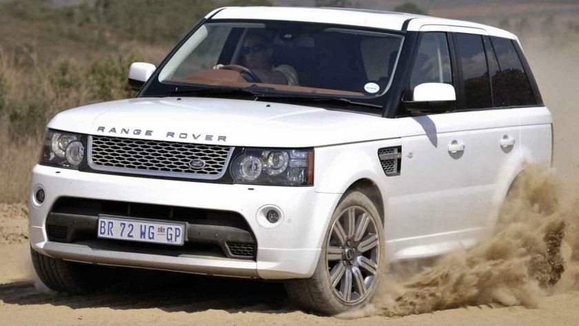 Land Rover range Rover Sport белый