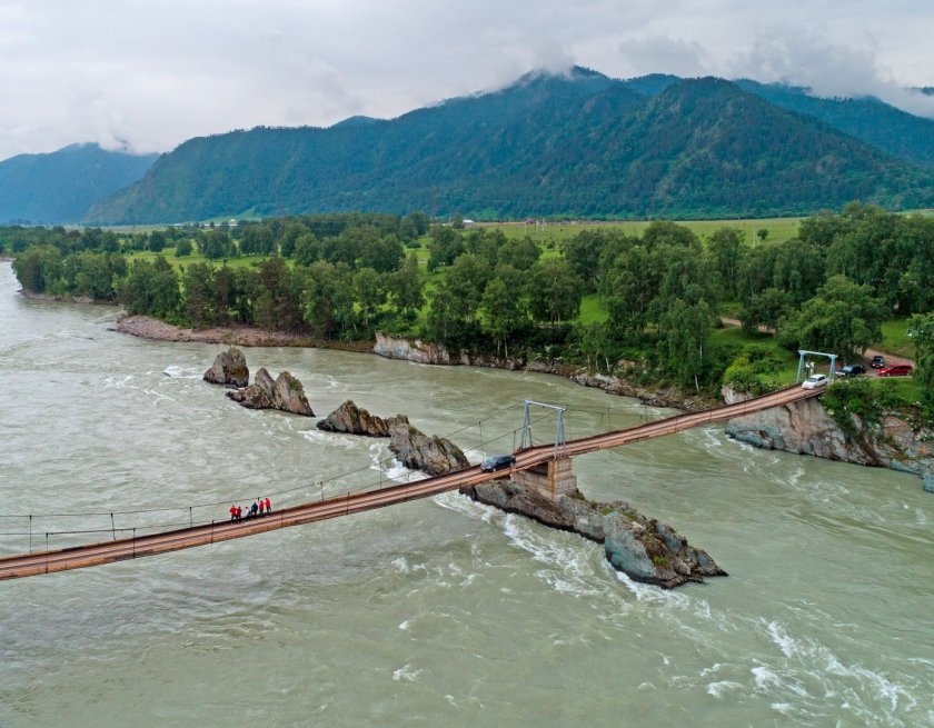 Село Элекмонар горный Алтай