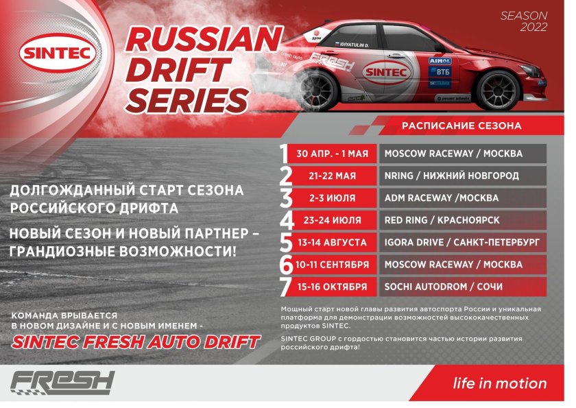 Синтек Фреш авто дрифт