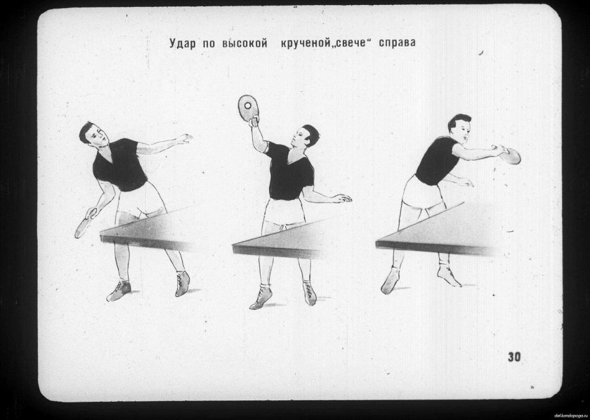 Подача в настольном теннисе