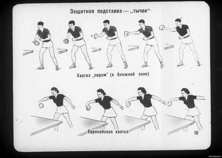 Подача в настольном теннисе