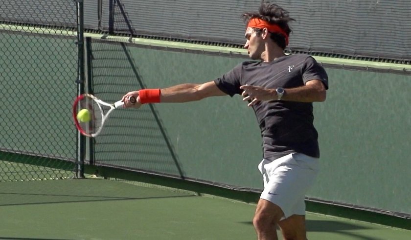 Roger Federer Forehand