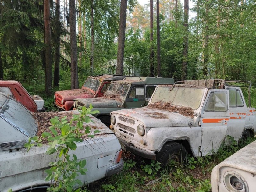 Кладбище техники в Тверской области