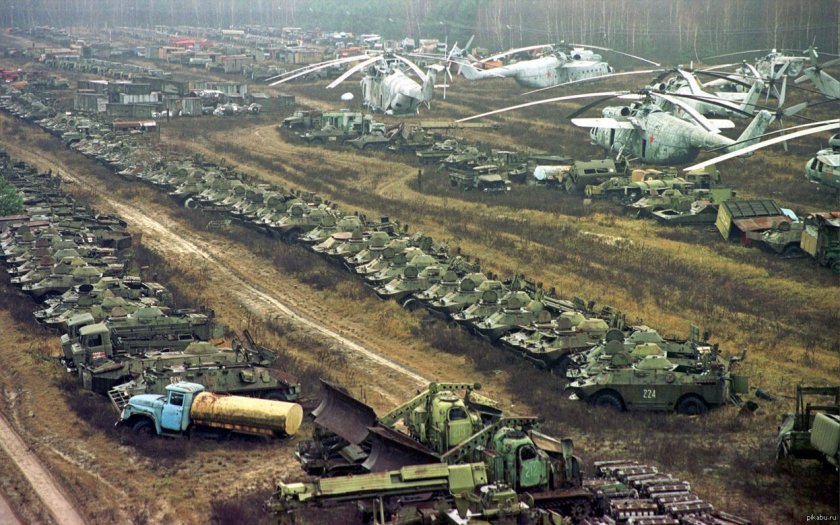 Чернобыль кладбище техники Рассоха
